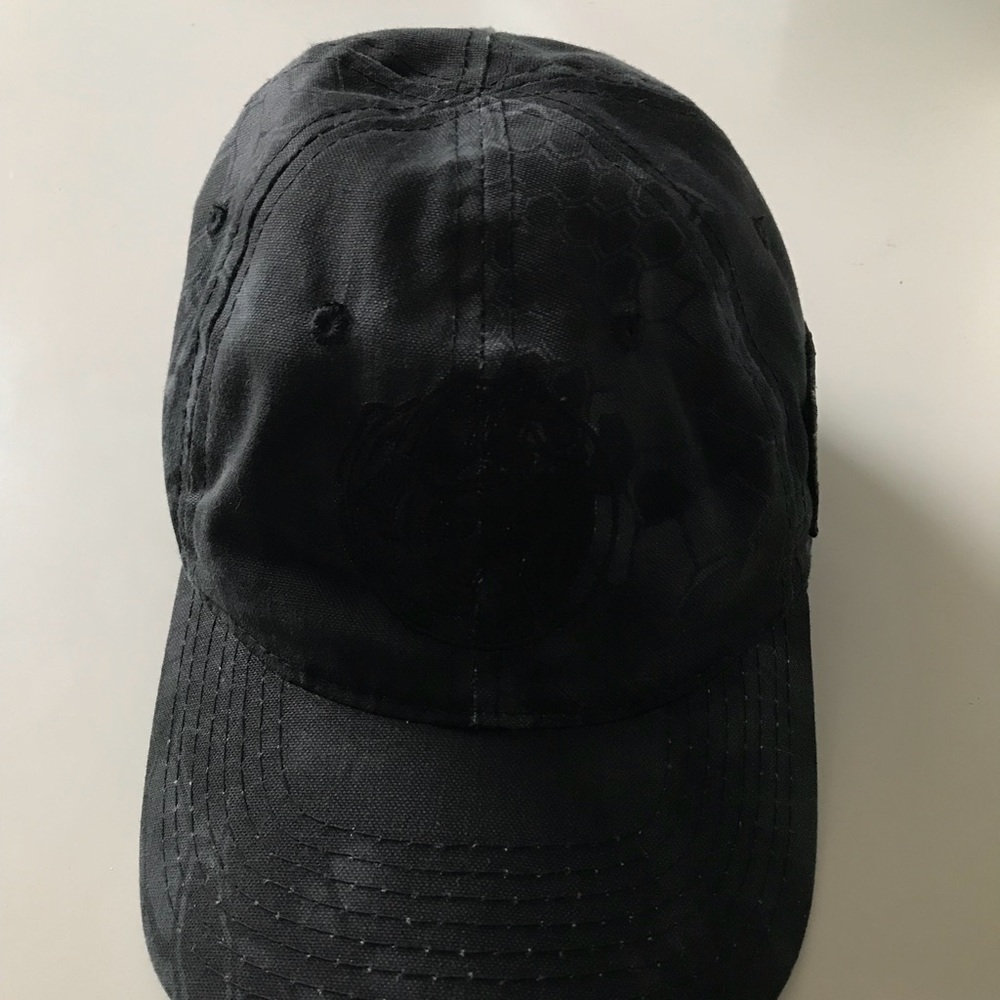 LunkersTV Kryptek Black Camo Hat